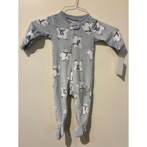 NWT Carter's Child of Mine Blue Minky Yeti Sleeper - 6-9M